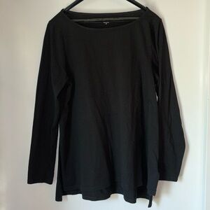 Eileen fisher long sleeve cotton shirt
